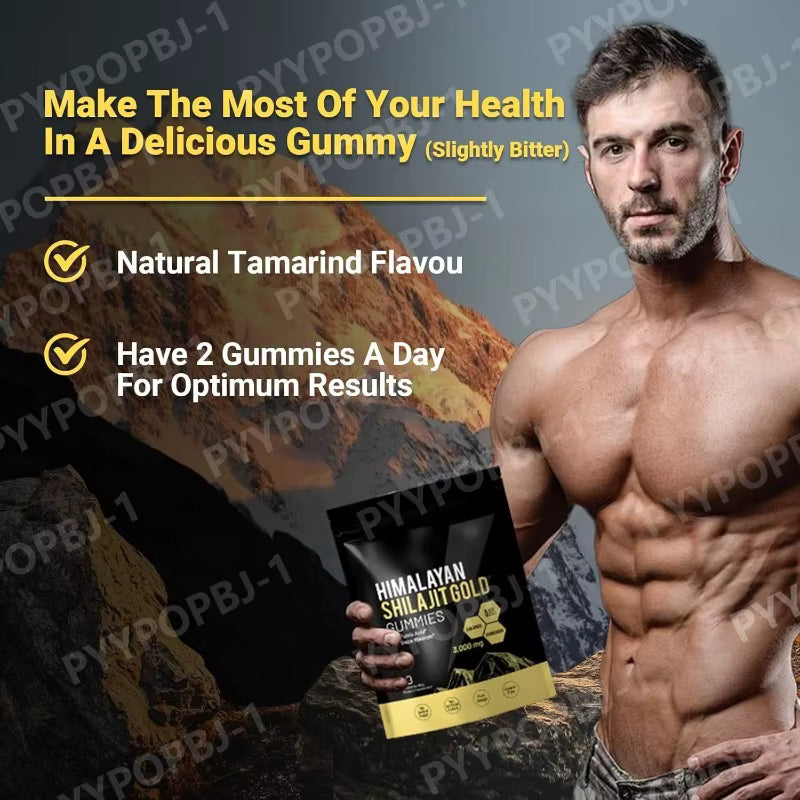 Pure Himalayan Shilajit Gummies Boost Energy, Focus & Vitality