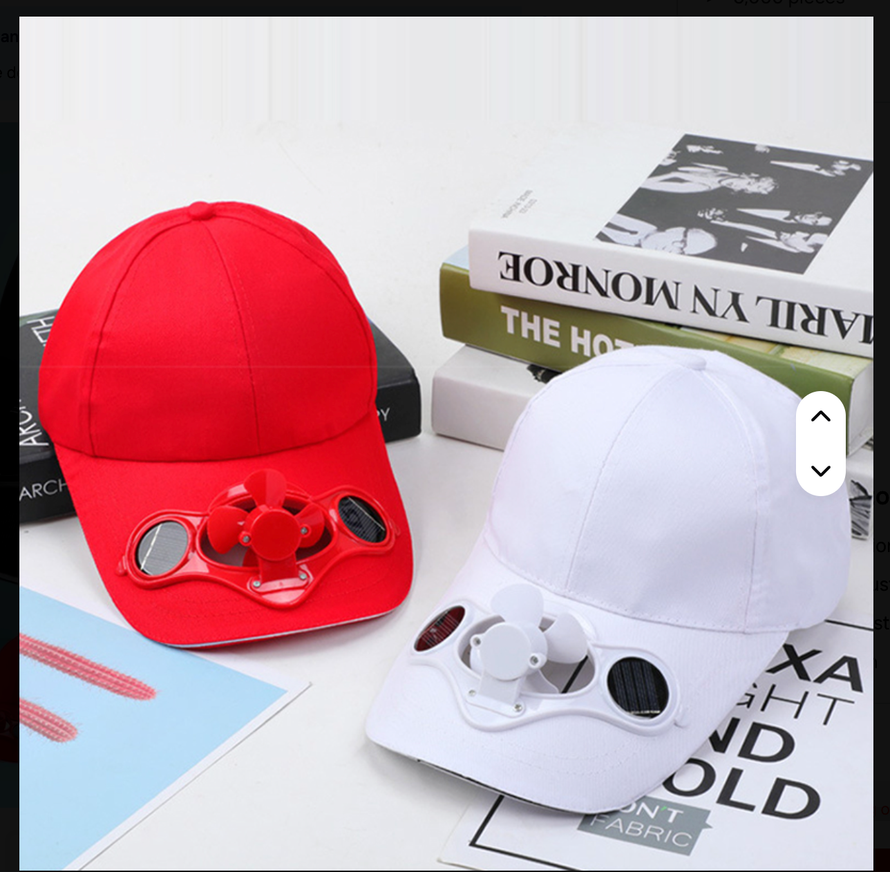 Custom 3D Embroidered Solar Charger Snapback Hat Unisex Cotton Cap With 3D Solar Powered